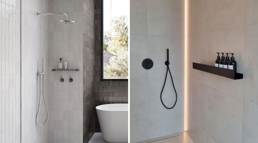 Our Favourite Bathroom Shelf and Shower Tapware Combos for Every Style of Bathroom