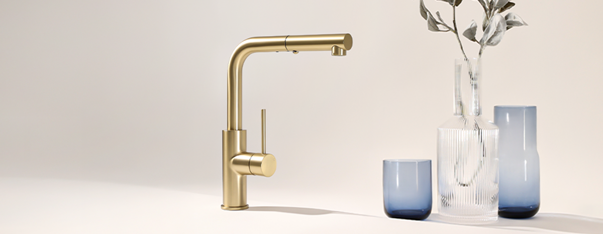 Alma Brushed Brass Gold Range