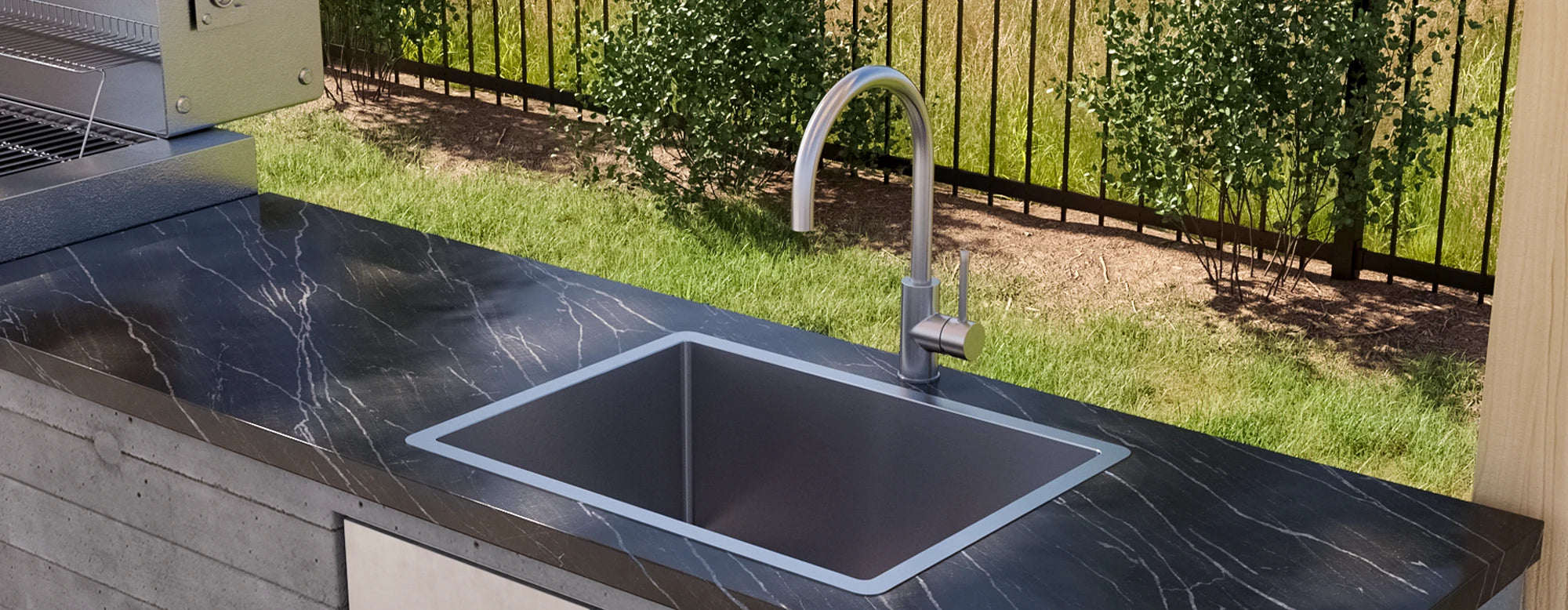 Outdoor Sinks | 316 Stainless Steel Marine Grade Alfresco Sinks