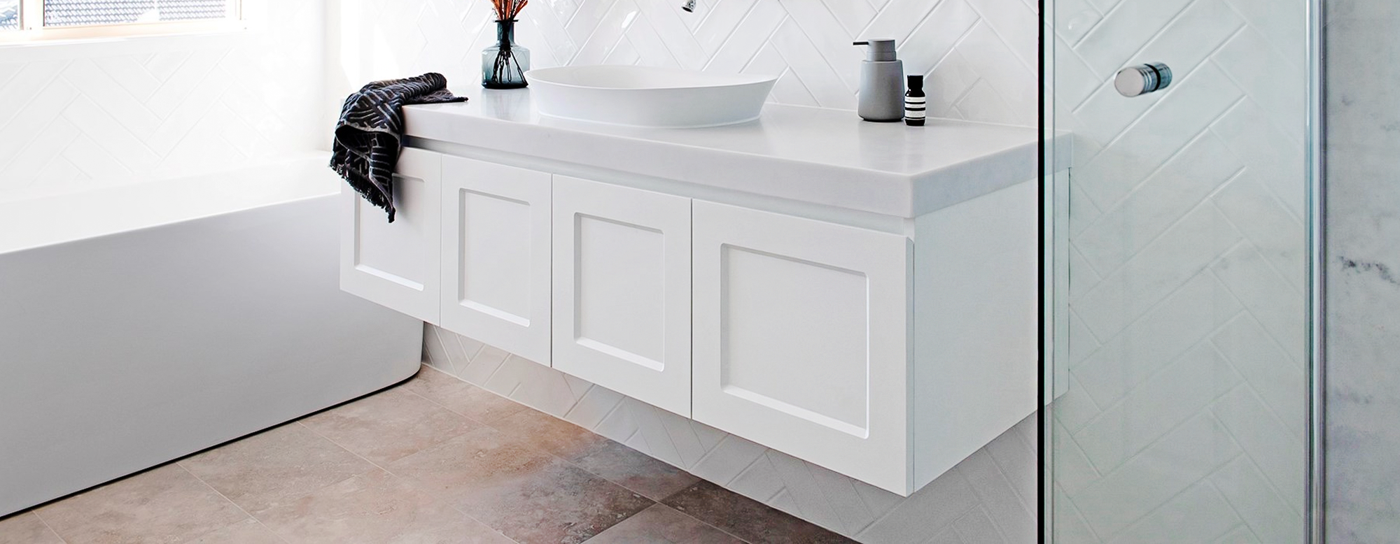 1800mm wall hung vanities
