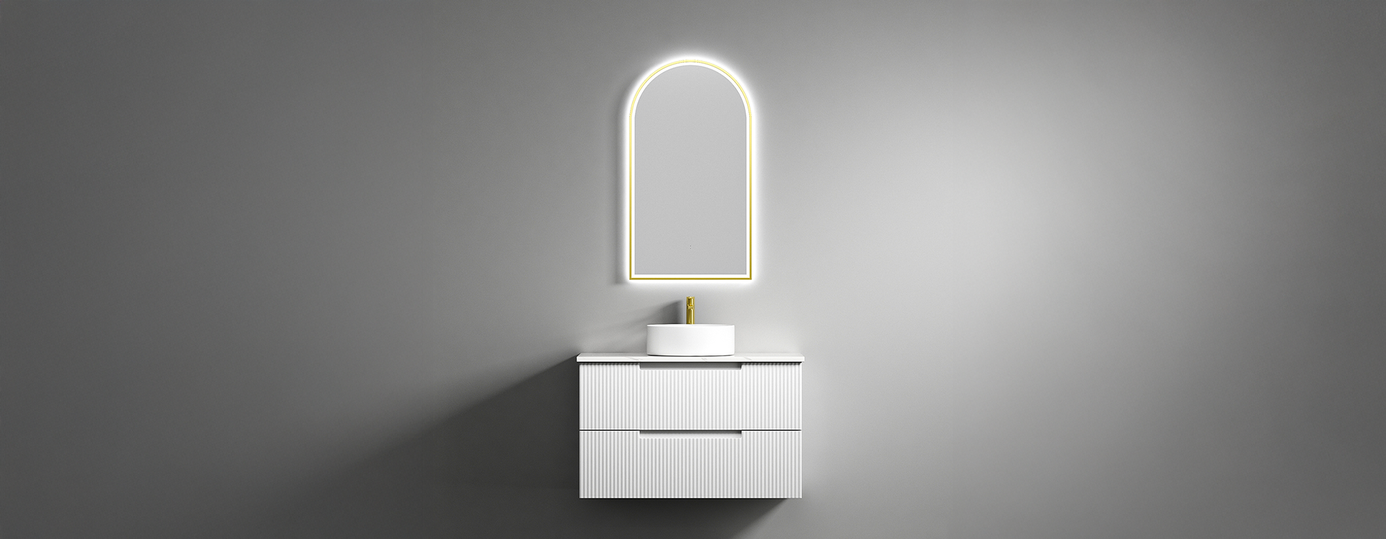 Brushed Brass Mirrors