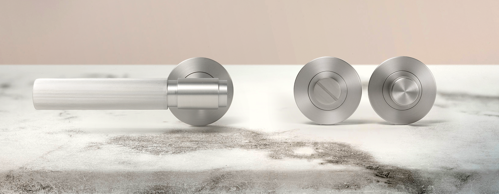 Brushed Nickel Door Handles
