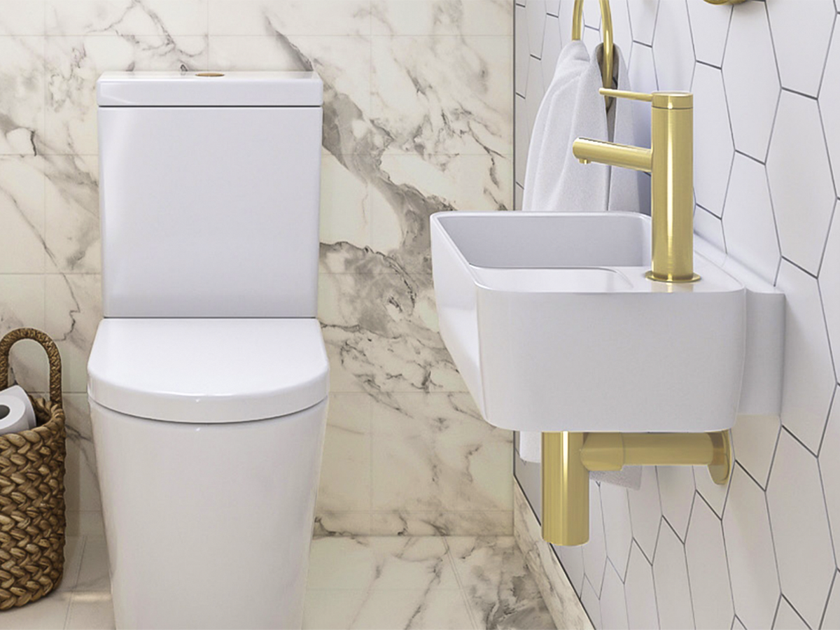 Johnson Suisse Venezia Brushed Brass Gold