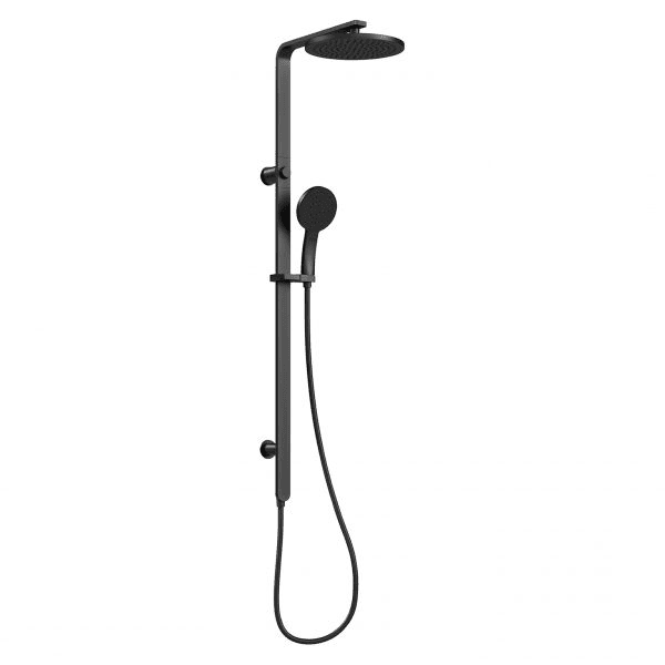 NX Quil Twin Shower Matte Black