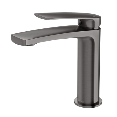 Phoenix Mekko Basin Mixer Brushed Carbon