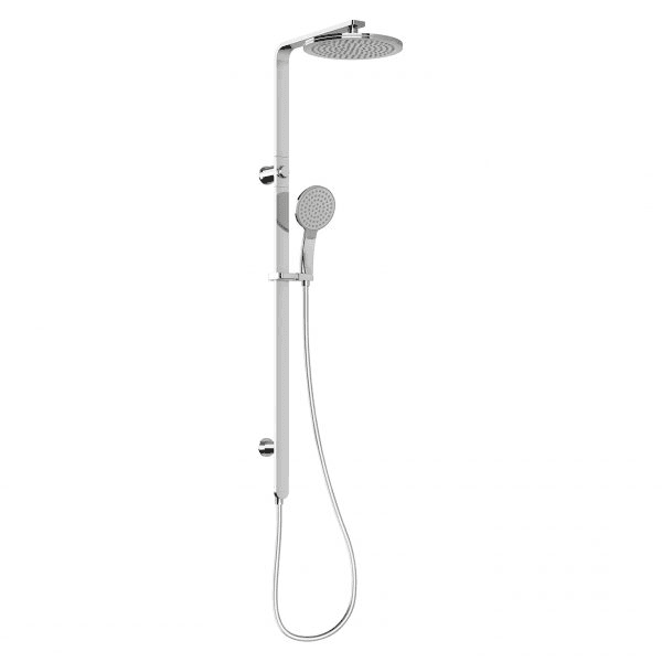 NX Quil Twin Shower Chrome