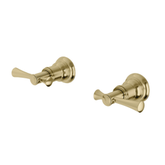 Phoenix Cromford Wall Top Assemblies 15mm Extended Spindles Lead Free Brushed Gold