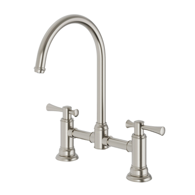 Phoenix Cromford Exposed Sink Set Brushed Nickel