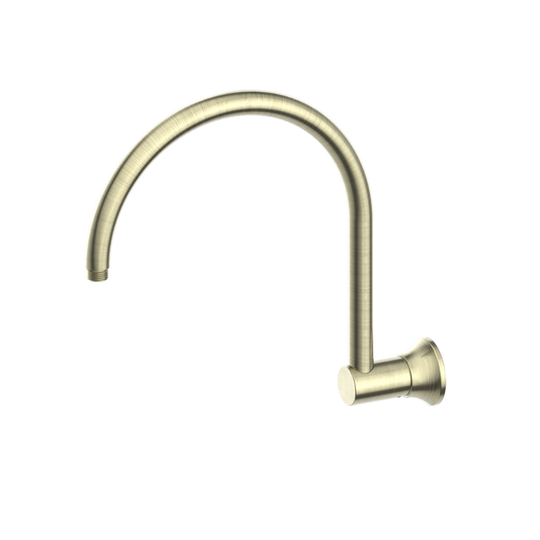Nero York Shower Arm Aged Brass