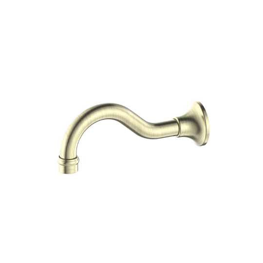 Nero York Basin Bath Spout Only Aged Brass