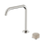 Nero Serenity Progressive Bath/Kitchen Mixer Edge Spout With Rome Travertine Handle Brushed Nickel