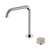 Nero Serenity Progressive Bath/Kitchen Mixer Edge Spout With Rome Travertine Handle Chrome