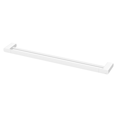 Phoenix Nuage Double Towel Rail 800mm  Matte White
