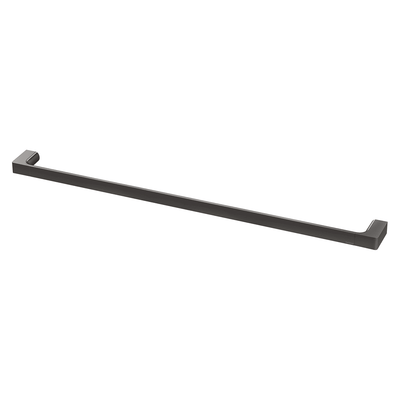 Phoenix Gloss Single Towel Rail 800mm Brushed Carbon