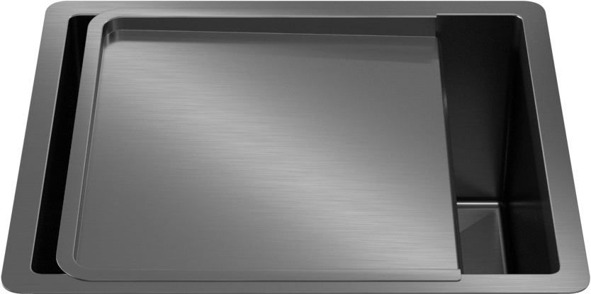 Aiden Portable Drain Board Brushed Gunmetal