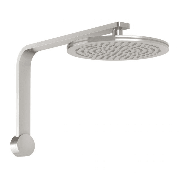 NX Quil Shower Arm & Rose Brushed Nickel