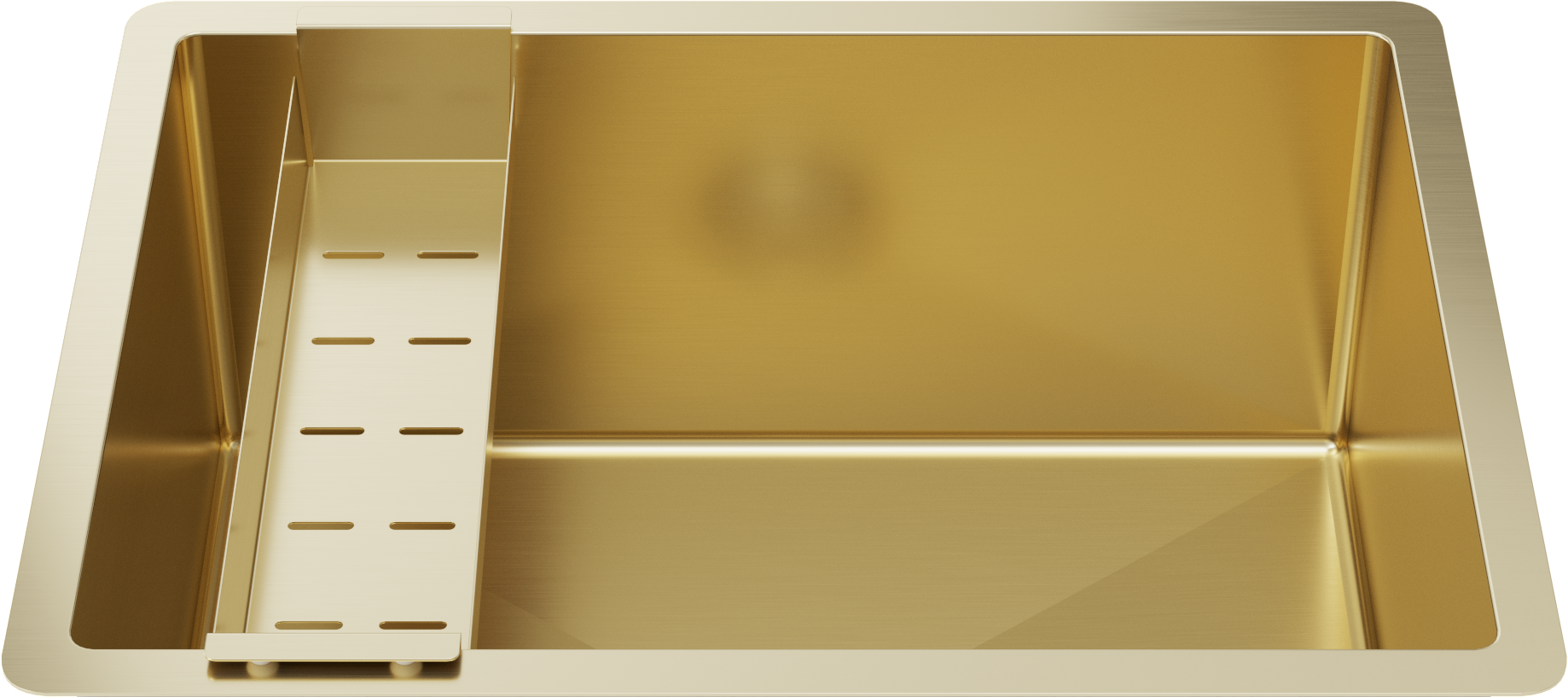 Arthur Slimline Colander Brushed Brass Gold