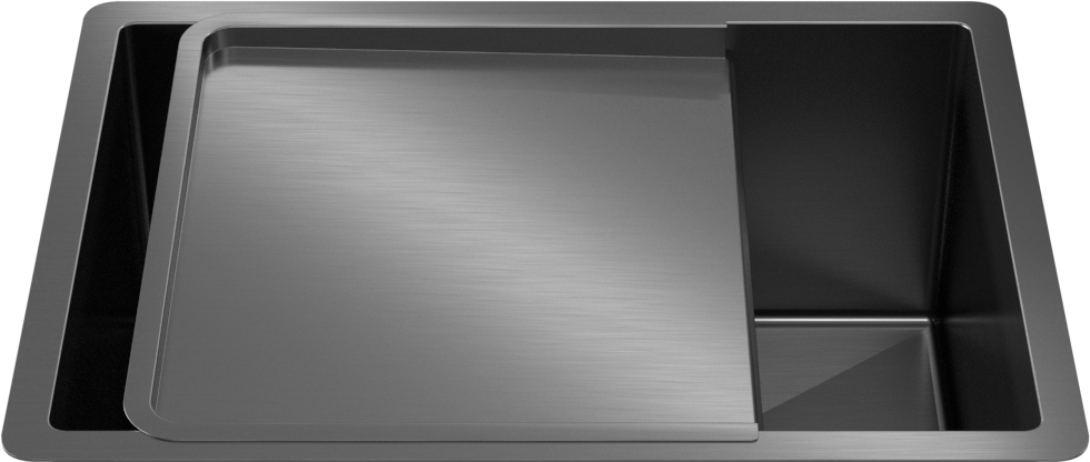 Aiden Portable Drain Board Brushed Gunmetal