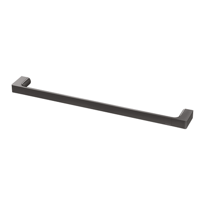 Phoenix Gloss Single Towel Rail 600mm Brushed Carbon