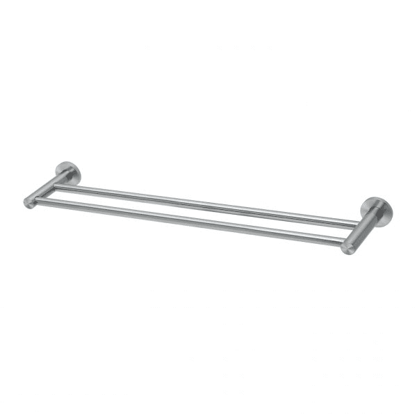 Radii SS 316 Double Towel Rail Round Plate 600mm  Stainless Steel