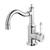 Phoenix Nostalgia Basin Mixer 160mm Shepherds Crook Chrome White