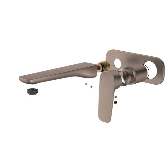 Contura II 180mm Wall Basin/Bath Mixer (Trim Kit Only) Lead Free Brushed Bronze