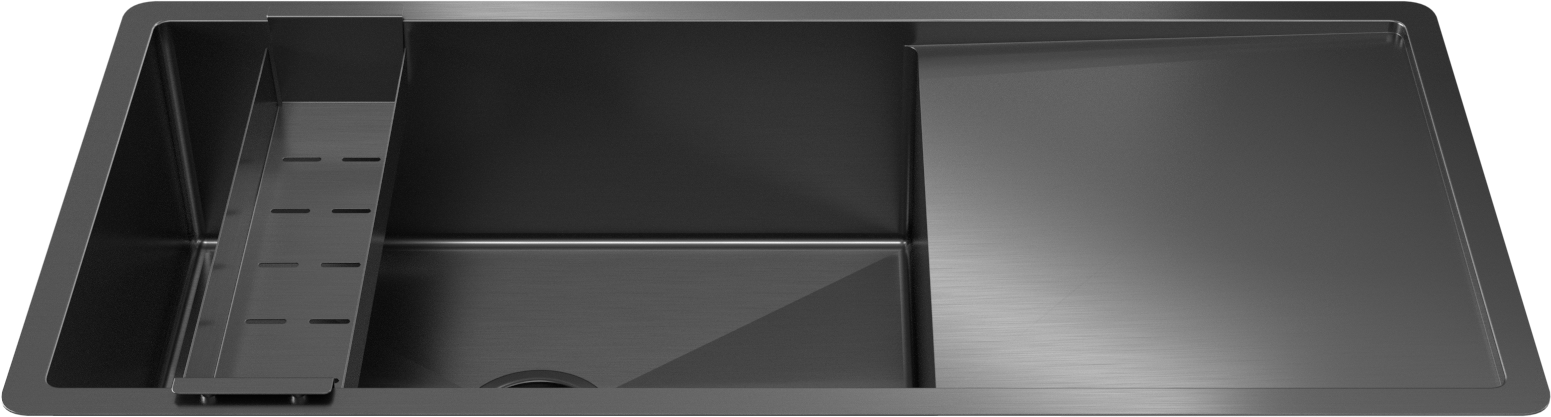 Arthur Slimline Colander Brushed Gunmetal