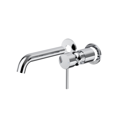 Caroma Liano II 175mm Wall Basin/Bath Mixer (Trim Kit Only) Round Cover Plates Chrome Lead Free