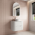 Aulic Curva 750mm Fluted Wall Hung Vanity