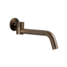 Alma Mira Brushed Vintage Antique Brass Swivel Wall Spout