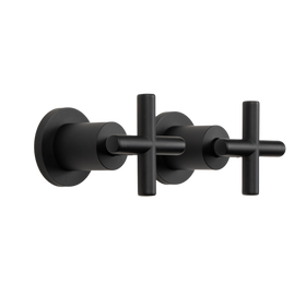 Cora Matte Black Cross Tap Handles