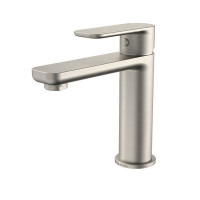 Caroma Luna Basin Mixer Brushed Nickel Lead Free