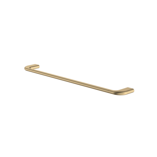 Contura II 620mm Single Towel Rail Brushed Brass