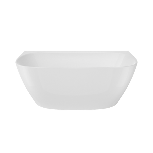 Contura II 1500 Back To Wall Freestanding Bath White
