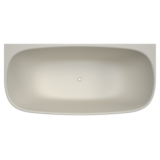 Contura II 1700 Back To Wall Freestanding Bath Matte Clay