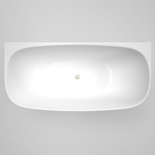 Contura II 1700 Back To Wall Freestanding Bath White