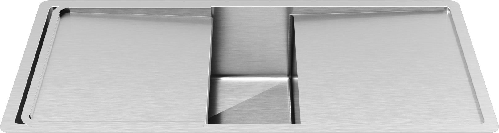 Aiden Portable Drain Board Brushed Stainless Steel