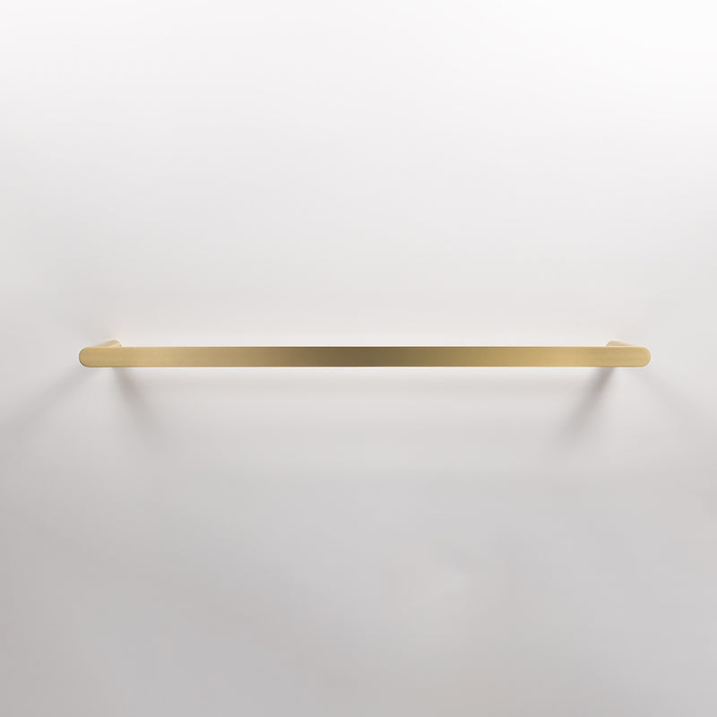 Ascari Brushed Brass Gold 800 Double Towel Rail