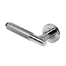 Alma Ivan Door Handle Knurled Chrome CLEARANCE