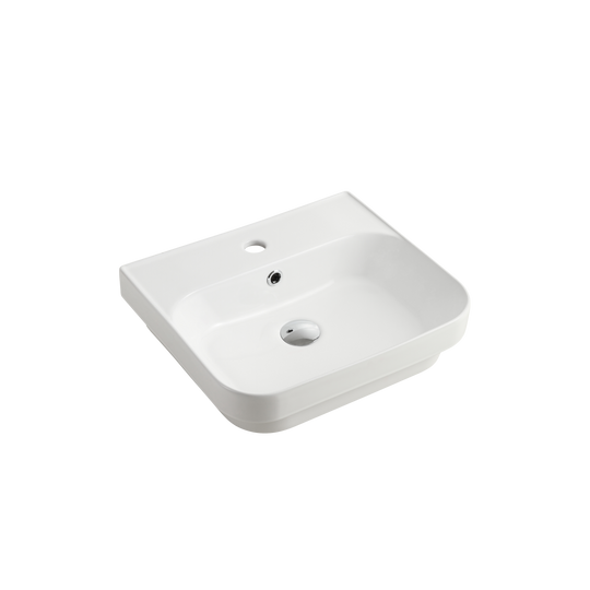 Dublin Inset Basin with 1 Taphole White