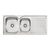 Oliveri Endeavour 1 And 3/4 Bowl Sink With Right Drainboard and Taphole Stainless Steel