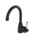 Fienza Eleanor Gooseneck Basin Mixer Matte Black with Ceramic Handle