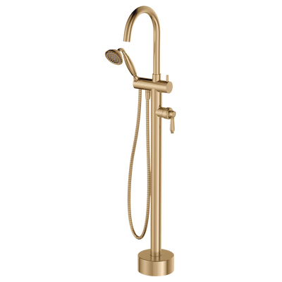 Fienza Eleanor Floor Mixer And Shower Urban Brass