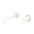 Fienza Kaya Basin Wall Mixer Set Round Plates 160mm Outlet Matte White