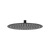Fienza Slice Round Shower Head 300mm Matte Black