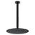 Fienza Kaya Ceiling Shower 250mm Head 350mm Drop Matte Black
