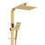 Fienza Tono Deluxe Twin Shower Urban Brass