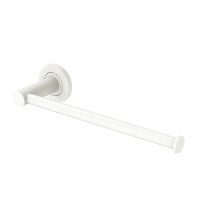 Fienza Kaya Hand Towel Rail / Toilet Roll Holder Matte White