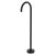 Fienza Kaya Gooseneck Floor Mounted Bath Outlet Matte Black