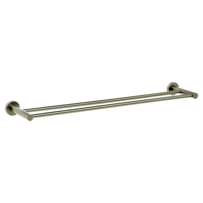 Johnson Suisse Venezia Double Towel Rail 600mm Brushed Nickel